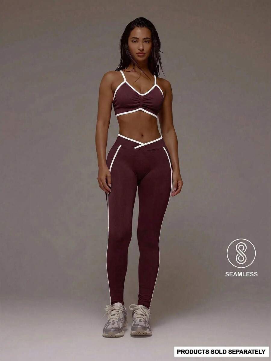 Musera Sport 女款運動T恤與背心 - 酒紅色 - 查看 1