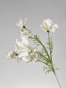 Cirelle 1件裝人造多色鳶尾花，仿真觸感花莖搭配皺褶花瓣，仿真花束花瓶填充花，居家餐桌中心裝飾，婚禮裝飾 - 彩色 - 查看 7