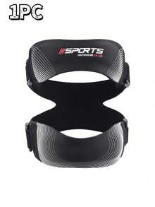Ginocchiera di supporto con doppia fascia di compressione e cinturino per la rotula, per corsa e fitness, traspirante e anti-sudore. - Multicolore - Visualizzare 11