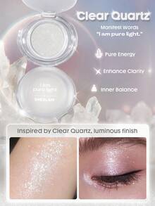 SHEGLAM Crystal Intentions Manifesting 閃耀亮片眼影-Clear Quartz 品牌美妝化妝品 適合女士與女孩 - 白水晶 - 查看 3