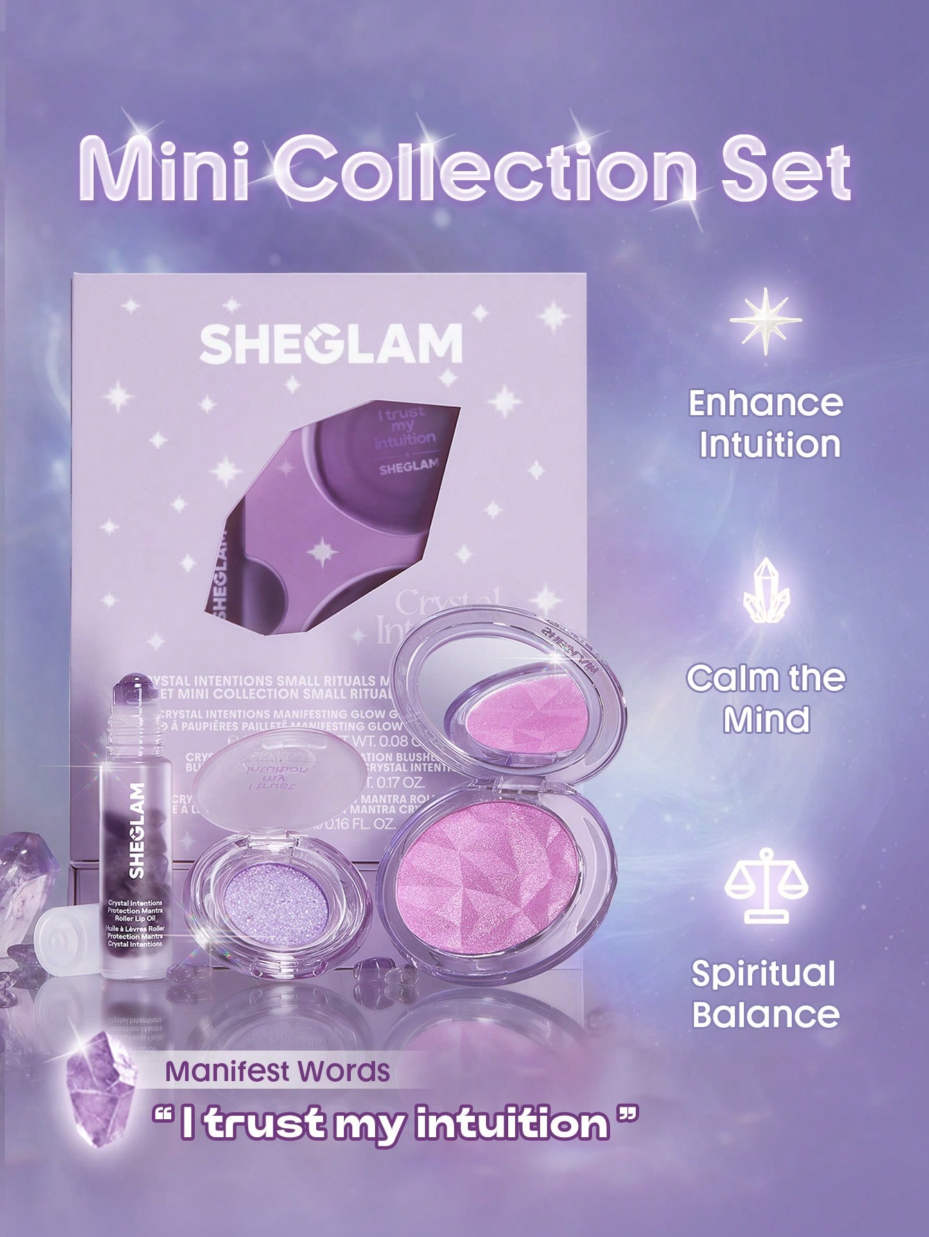 Crystal Intentions Small Rituals Mini Collection Set-Amethyst 4