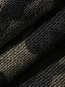 DAZY Pantalones vaqueros holgados de hombre con bolsillos en diagonal y estampado de camuflaje de primavera de varios colores - Multicolor - Ver 3