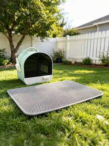 Large Cat Litter Mat, Designed To Effectively Prevent Cat Litter From Scattering And Leaking, Keeping Litter Contained. Non-Slip, Odor-Resistant, And Easy To Clean - The Ideal Protective Mat For Litter Boxes And Pet Supplies. Durable Cat Litter Mat. - Multicolor - View 2