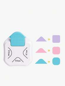 3-In-1 Mini Manual Rounding Hole Punch - Heavy-Duty Rounding Trimmer And Punch For R4/R7/R10mm Molds, Suitable For DIY Card Making, Scrapbooking, Paper Crafts, Etc. - Manual Operation, Portable, Suitable For Hobbyists And Office Use. - Multicolor - View 9