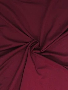 Solivie Women's Fashion Versatile Sexy Pleated Ruffle Hem Camisole Dress Club Night Burgundy Summer - Burgundy - View 6