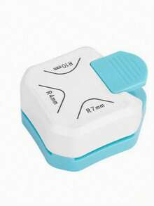 3-In-1 Mini Manual Rounding Hole Punch - Heavy-Duty Rounding Trimmer And Punch For R4/R7/R10mm Molds, Suitable For DIY Card Making, Scrapbooking, Paper Crafts, Etc. - Manual Operation, Portable, Suitable For Hobbyists And Office Use. - Multicolor - View 15