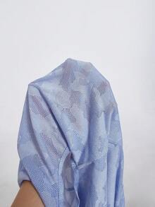 SHEIN Cheerettes 迷彩印花鏤空弧形下擺運動背心 - 淡紫色 - 查看 8