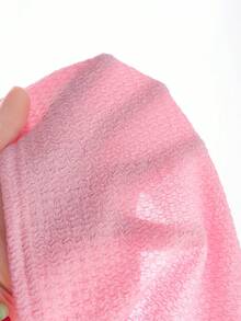 Elladie kids 女童2件組學院風蝴蝶結刺繡開學季翻領無袖背心上衣與織帶飾邊百褶裙，適合夏季開學季，甜美可愛休閒風 - 粉色 - 查看 8