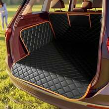 [Upgraded Thicker Version] Pet Cargo Liner - Pet Car Seat Cover, Scratch-Resistant, Suitable For Most Vehicles, Easy To Clean, Fit For Small, Medium, Large Dogs, Cats, And Other Pets - Orange - View 8