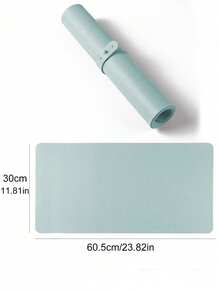 Alas Meja Seni Kuku Aqua, Terbuat dari Kulit PU Tahan Air dan Lembut, Dirancang untuk Meja Studio dan Sandaran Tangan Lipat untuk Seni Kuku. Ideal untuk Seniman Kuku di Salon dan untuk Penggunaan di Rumah. - Biru - View 2