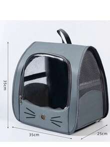 5.5kg Capacity Oxford Cloth Pet Backpack With Breathable Window, Suitable For Small Dogs And Cats, Versatile Carry Options - Backpack, Shoulder Bag, Handheld, Large Capacity Portable Pet Carrier Bag - Multicolor - View 12