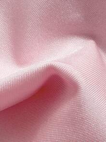 Swim Mod Setelan Baju Renang Dua Potong Wanita Musim Panas Warna Polos Model Halter Neck Seksi Modis - Berwarna merah muda - View 7