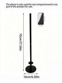 1Pc Floor-Standing Toilet Paper Holder, Foldable Roll Holder With A Disc Base For Storing More Rolls Of Toilet Paper, Suitable For Bathroom And Toilet Use, Bathroom Accessories, Toilet Accessories. - Multicolor - View 9