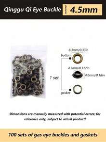1PC One-Piece Pressure Clamp With Metal Guard Ring, DIY Leather Shoe Strap Perforation Guard Ring, Round Hole Eyelet Rivets, Sliding Paper Ear Ring Card Label, Multi-Functional A4 Paper Punching & Binding Tool For Office Hanging And Rope Threading - A - View 6