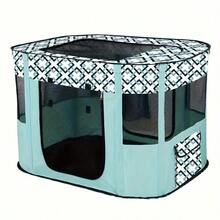 1pc Pet Playpen For Large Dogs, Dog Playpen For Medium Large Dogs/Puppy/Cat/Rabbit/Chick Wit, Cat Playpen Puppy Kitten Playpen Portable Dog Exercise Kennel Indoor Pet Animal Playpen Dog Cat Crate For Outdoor Travel Camping, With Storage Bag - Multicolor - View 4