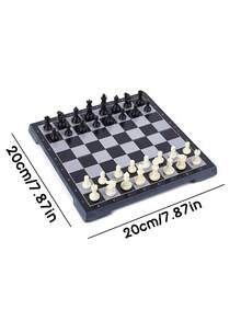 MINKOJA MINKOJA 可折叠磁性国际象棋套装 - 两种款式（黑白）（金银） - 便携式旅行棋盘游戏。馈赠亲朋好友的理想之选。 - 摺疊國際象棋 - 查看 5