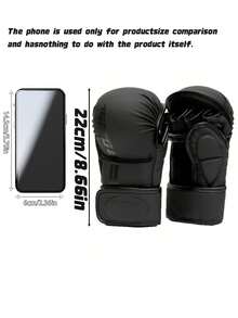 Half-Finger Boxing Gloves, MMA Professional Training, Muay Thai, Combat Sports, Youth, Adult,Split-Finger Boxing Gloves, Sparring Partners, Five-Finger Boxing Gloves. - Multicolor - View 5