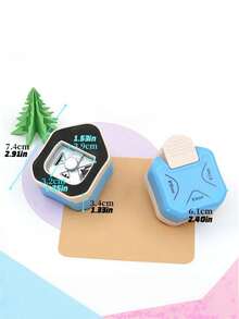 3-In-1 Mini Manual Rounding Hole Punch - Heavy-Duty Rounding Trimmer And Punch For R4/R7/R10mm Molds, Suitable For DIY Card Making, Scrapbooking, Paper Crafts, Etc. - Manual Operation, Portable, Suitable For Hobbyists And Office Use. - Multicolor - View 4