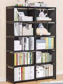 Estantería de almacenamiento, de piso a techo, uso doméstico simple, gabinete de almacenamiento de varias capas para sala de estar, estantería, gabinete de almacenamiento de esquina de pared - Multicolor - Ver 3