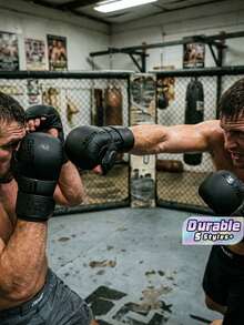 Half-Finger Boxing Gloves, MMA Professional Training, Muay Thai, Combat Sports, Youth, Adult,Split-Finger Boxing Gloves, Sparring Partners, Five-Finger Boxing Gloves. - Multicolor - View 1
