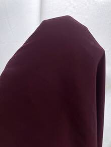 Comfylo Plus Size Elegant Commuter Solid Color Lantern Sleeve Dress Fall - Chocolate Brown - View 9