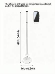 1Pc Floor-Standing Toilet Paper Holder, Foldable Roll Holder With A Disc Base For Storing More Rolls Of Toilet Paper, Suitable For Bathroom And Toilet Use, Bathroom Accessories, Toilet Accessories. - Multicolor - View 11