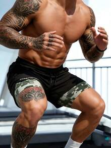 Gym Rark Men's Black 2 In 1 Gym Shorts With Built-In Pockets, Sports Outdoor Shorts - Black - View 4