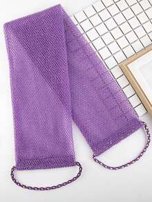 1pc African Nylon Exfoliating Bath Towel, Soft And Scrub, Nylon Bath Towel For Exfoliating And Bubble Foaming, Bathroom Accessories Home Bathroom Decor Summer - Multicolor - View 10