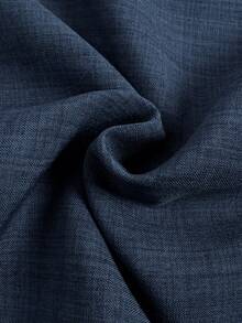 Manfinity RSRT Herren große Größen einfarbiges minimalistisches Kurzarm Lässig Hemd - marineblau - Übersicht 6