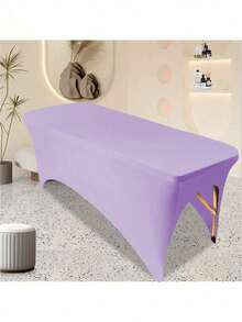 1pc 6ft Salon Massage Table Cover, Stretchy Eyelash Extension Bed Cover, Suitable For Eyelash Bed, Beauty Salon - Multicolor - View 15
