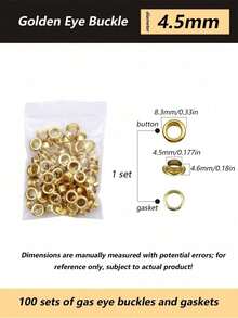 1PC One-Piece Pressure Clamp With Metal Guard Ring, DIY Leather Shoe Strap Perforation Guard Ring, Round Hole Eyelet Rivets, Sliding Paper Ear Ring Card Label, Multi-Functional A4 Paper Punching & Binding Tool For Office Hanging And Rope Threading - A - View 7