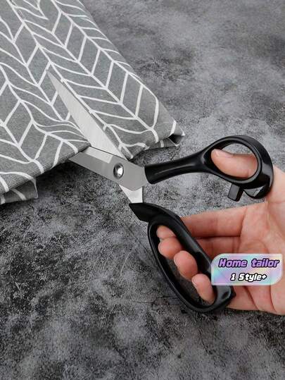 1 pieza Tijeras de tela doradas de acero inoxidable afiladas, tijeras de sastre, tijeras para ropa, tijeras profesionales de uso pesado para confección de vestidos, costura y sastre