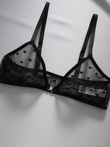 EmpressEnvy Women's Sheer Mesh Sexy Lingerie Set - Black - View 4