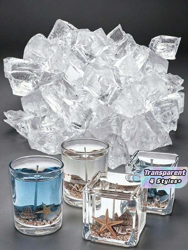 100g/500g/1kg/2kg Cera de gel transparente, cera de gel para hacer velas a mano, cera de gel de cristal para hacer velas... y suministros para hacer velas aromáticas a mano