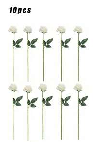 10pcs Simulation Holding Roses. 12pcs Simulation Touch Curled Rose Artificial Flower, Moisturizing Wedding Photography Decoration Flower, Home Garden Balcony Desktop Decoration, Latex Rose Bouquet, Birthday Gift, Graduation Party. - Multicolor - View 17