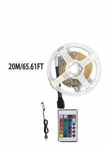 1-30م شريط إضاءة LED RGB 5 فولت مع وحدة تحكم عن بعد، شريط إضاءة LED لاصق ذاتي التلصيق مع 16 لون متغير و4 أوضاع ديناميكية، مناسب لإضاءة الغرف والتلفزيون والمطبخ والحفلات والبار والممرات - متعدد الألوان - مشاهدة 9