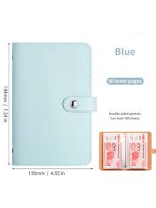 100 Envelope Budget Saving Book, Banknote Cash Collect Album, Photocard Holder, Multifunctional Storage Organizer - Multicolor - View 11