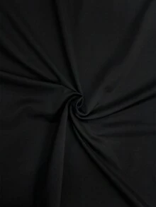 Ironwick 男士純色拼接袖衝浪T恤 運動健身上衣 男士游泳上衣 透氣網眼上衣 防磨泳衣 長袖游泳上衣 度假款 - 黑色 - 查看 5