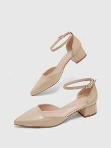 CUCCOO BIZCHIC Damen-Flats mit Schnallen-Design, vielseitige modische Schuhe für den täglichen Gebrauch - Aprikosenfarben - Übersicht 8