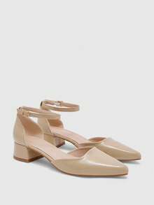 CUCCOO BIZCHIC Damen-Flats mit Schnallen-Design, vielseitige modische Schuhe für den täglichen Gebrauch - Aprikosenfarben - Übersicht 6
