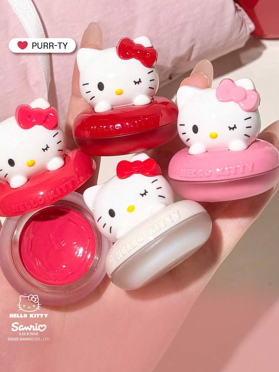 Hello Kitty|SHEGLAM 真愛露水多用途潤唇膏-Purr-Ty 品牌美妝化妝品 適合女士與女孩 - 呼嚕 - 查看 1