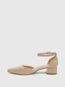CUCCOO BIZCHIC Damen-Flats mit Schnallen-Design, vielseitige modische Schuhe für den täglichen Gebrauch - Aprikosenfarben - Übersicht 9