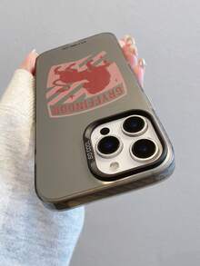 HARRY POTTER X SHEIN Harry Potter Gryffindor 站立獅子徽章條紋星星元素活力黑防震防摔手機殼，保護套適用於 iPhone 13/14/15/15Pro/16/16Pro/17Pro，熱銷時尚風格 - 彩色 - 查看 6