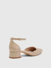 CUCCOO BIZCHIC Damen-Flats mit Schnallen-Design, vielseitige modische Schuhe für den täglichen Gebrauch - Aprikosenfarben - Übersicht 10