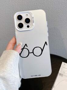 HARRY POTTER X SHEIN 哈利波特經典眼鏡傷疤標誌元素銀色防震防摔手機殼，保護套適用於 iPhone 13/14/15/15Pro/16/16Pro/17Pro，熱銷流行時尚款 - 彩色 - 查看 5
