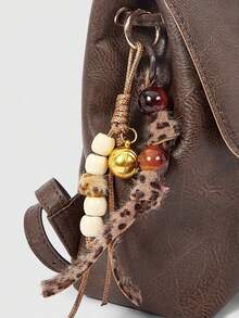 ROMWE Kawaii Ladies Backpack - Brown - View 5