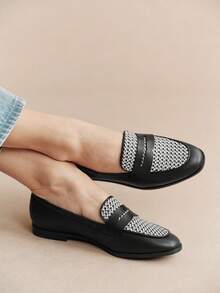 Rosivie CASUAL COMFORTABLE VERSATILE WOMEN FLAT SHOES FOR CHRISTMAS SPRING SHOES - Elegant Black - View 2