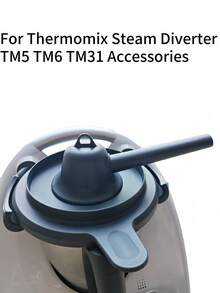 1PC Steam Mover Steam Diversion To Prevent Burns, TM5TM6TM31 Accessory Splitter, Heat-Resistant PP Material - 1PC Grey - View 6