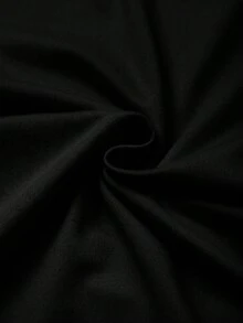 GlowEve 女款白色羅紋蕾絲下擺背心，精緻春夏度假風 - 黑色 - 查看 3