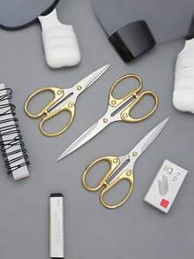 3pcs Ultra-Sharp Blade Scissors Set 4.7"/5.3"/6" Multi-Purpose Home Office School Sewing Arts & Crafts - multicolor - View 8